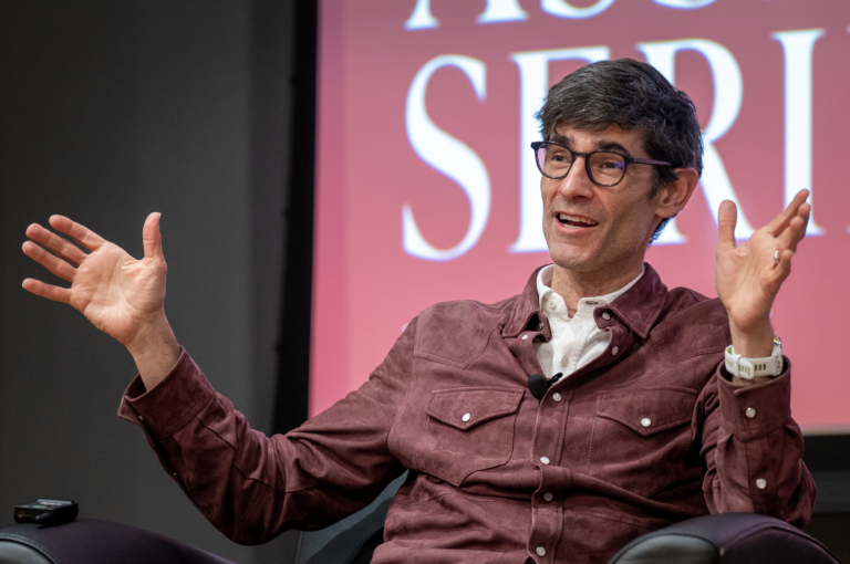 CEO of The Atlantic encourages “engaged optimism” about AI in WashU talk